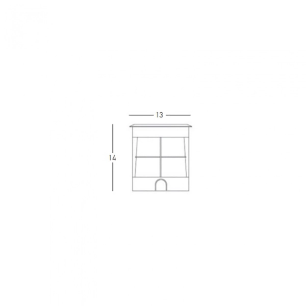 E360 UGRADNA PODNA SVETILJKA 7W 3000K 560LM IP67 SREBRNA - ZAMBELIS