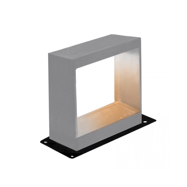 E190 PODNA LED SVETILJKA 8W 3000K 490LM 220V IP54 SIVA - ZAMBELIS