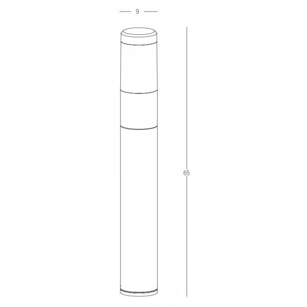 E277 PODNA SVETILJKA 10W 3000K 993LM 220V IP54 ANTRACIT - ZAMBELIS