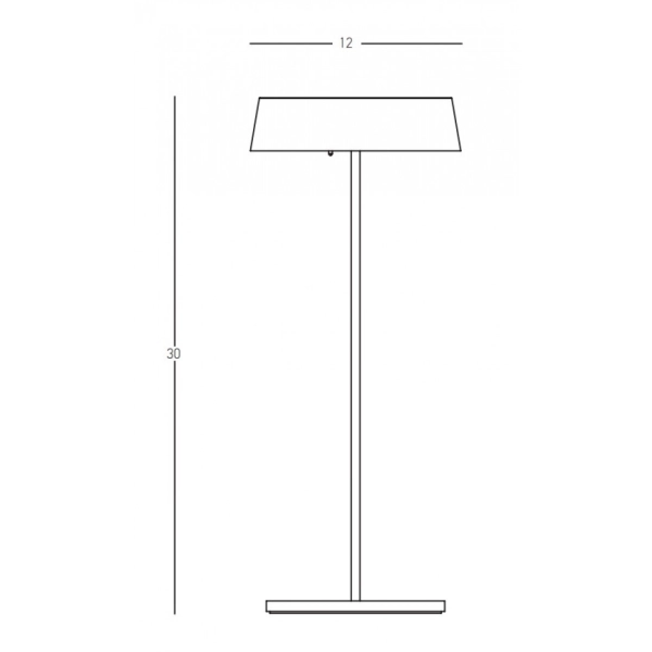 E290 PODNA SVETILJKA 2.2W 3000K 210LM 220V IP54 BELA - ZAMBELIS