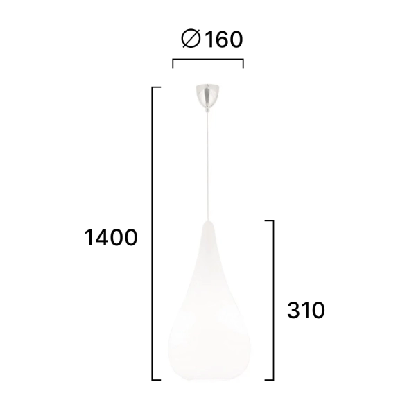 4031000   DROP  1L   Visilica    D160 - VIOKEF