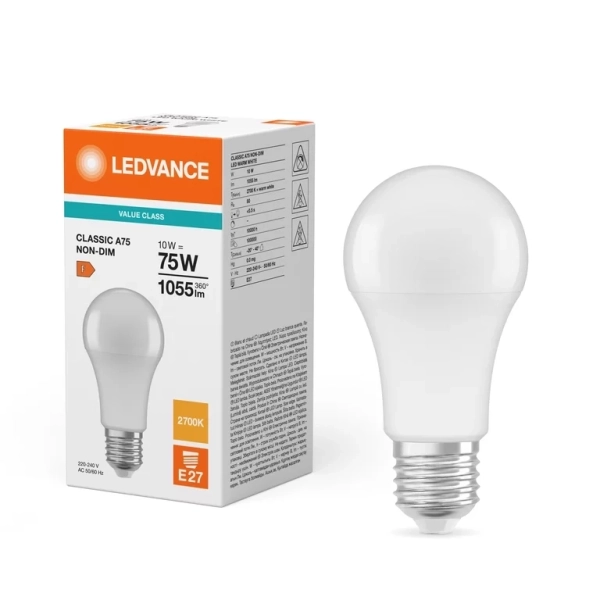 LED sijalica VALUE CL A FR 75 non-dim  10W/827   E27 - OSRAM PROMO SIJALICE