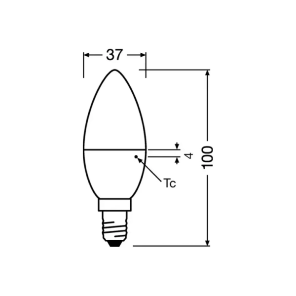 LED sijalica VALUE CL B FR 40 non-dim  5.5W/865    E14 - OSRAM PROMO SIJALICE
