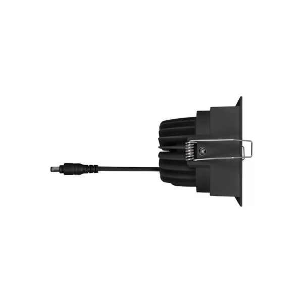SPOT LED SQ DARK LIGHT ADJ 8W/3000K FL BK 230V - LEDVANCE OSRAM