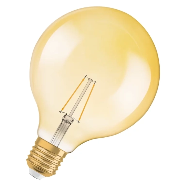 Led sijalica Vintage 1906 LED CL GLOBE 125 FIL GOLD 21 2:8W/824  E27 - OSRAM