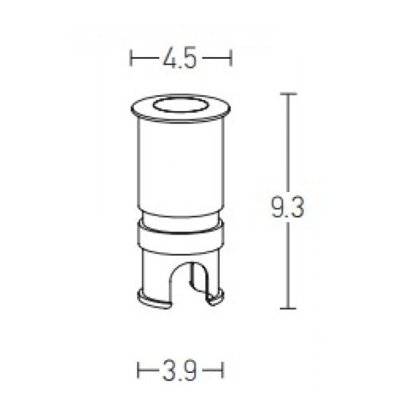 E178 UGRADNA PODNA SVETILJKA 3W 3000K 24V IP65 - ZAMBELIS