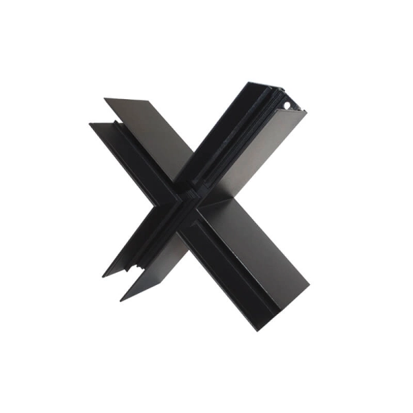 MSCROSSB CROSS CONNECTOR FOR MAGNETIC SURFACE/PENDANT TRACK 48V DC MATTE BLACK - ACA