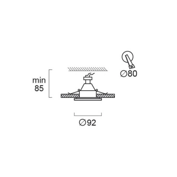 4151201 YAN CRNA UGRADNA ROZETNA IP44 - VIOKEF