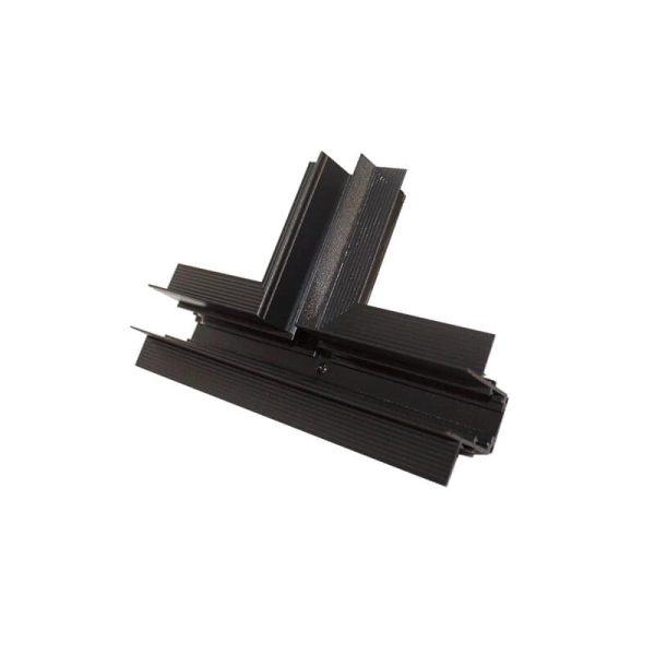 MTTB T CONNECTOR FOR MAGNETIC TRIMLESS TRACK 48V DC  MATTE BLACK - ACA