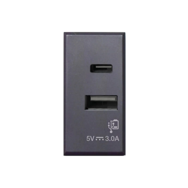 USB PUNJ. TEKLA44 1M 5V 3A 110-240V SA TIP A+C - AVE