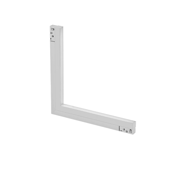 LUCCA90IN2030W MATTE WHITE MAGNETIC INNER 90DGRE LINEAR LIGHT 48V DC 20W 3000K 1600LM -ACA