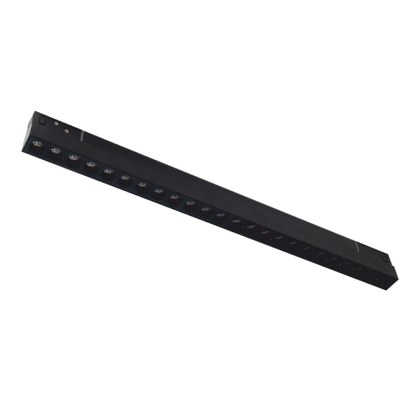 MATTE BLACK MAGNETIC LINEAR 48V DC 24W 4000K 2200LM 36 L436MM - ACA