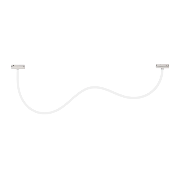 MATTE WHITE MAGNETIC NEON LUMINAIRE 48V DC 40W 3000K 3000LM 360 fi22*2000mm - ACA