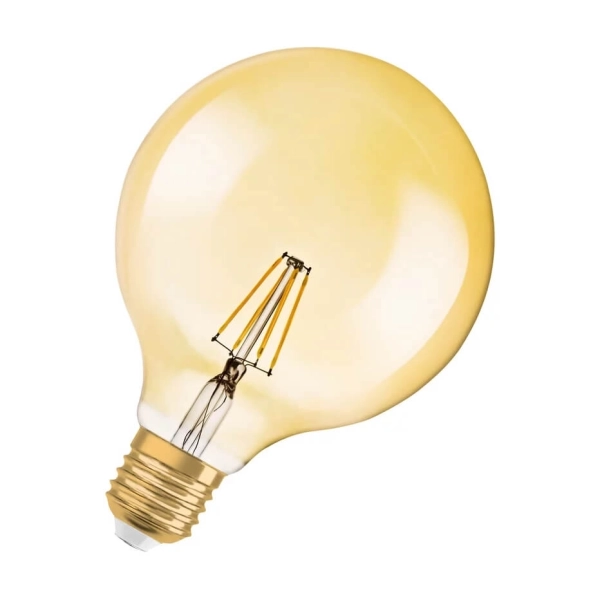 VINTAGE 1906 LED GLOBE DIM 55 6.5W/2400K GOLD E27 - LEDVANCE