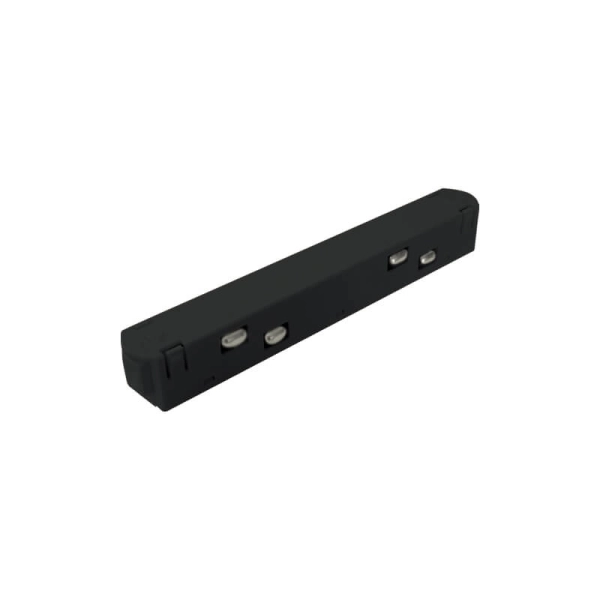 MSCB MATTE BLACK STRAIGHT ELECTRICAL CONNECTOR FOR MAGNETICL 48V DC MAT BLACK  - ACA
