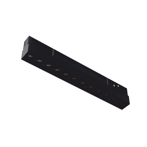 MATTE BLACK MAGNETIC LINEAR 48V DC 12W 3000K 1000LM 36  L220MM - ACA