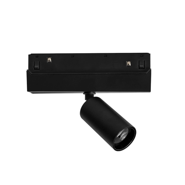 MATTE BLACK MAGNETIC MINI SPOT 48V DC 6W 3000K 600LM 24   fi30*60MM - ACA