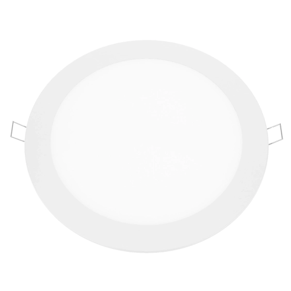 LED SLIM PANEL WHITE ROUND REC. 18W 4000K 1730Lm fi220 230V AC - ACA