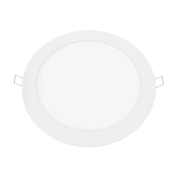 LED SLIM PANEL WHITE ROUND REC. 23W 3000K 2200Lm fi298 230V AC - ACA