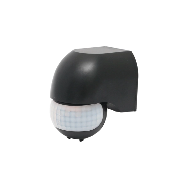 MOTION DETECTOR INFRARED WALL MOUNTED 230V IP44 180 ~12m MAX BLACK - ACA