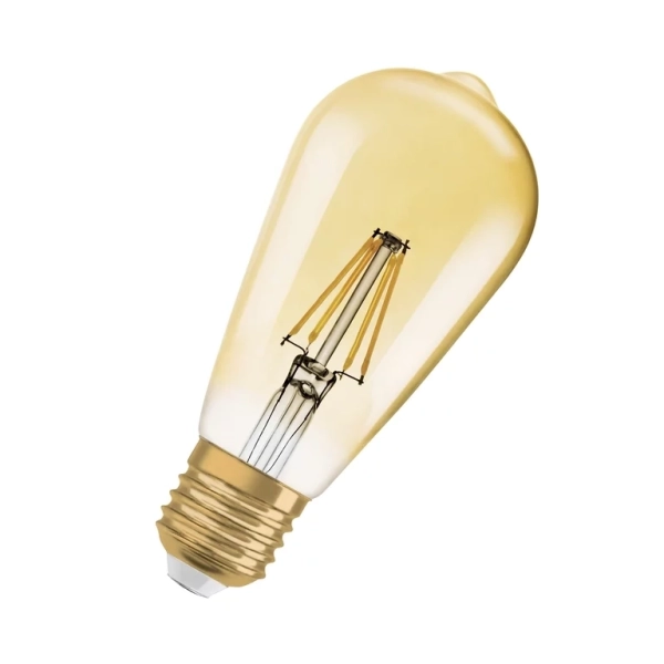Vintage 1906 LED dim CLASSIC Edison FIL GOLD 55 DIM 6,5W/824 E27 - OSRAM LEDVANCE