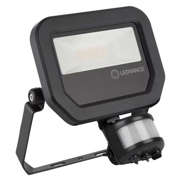LED Reflektor FLOODLIGHT LED PFM 10W/3000K SYM 100 SENSOR BK- LEDVANCE