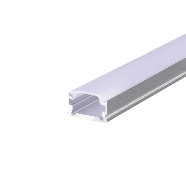MICRO ALU PROFIL 13.2X7mm SA OPALNIM DIFUZOROM SIVI NADGRADNI - ACA