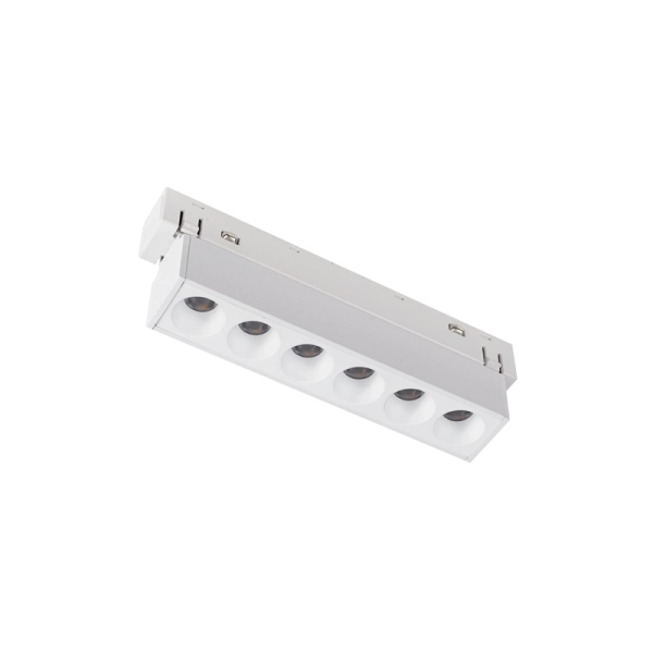 MEYE630W MATT WHITE MAGNETIC LINEAR 48V DC 6W/3000K 500LM L127mm - ACA