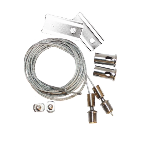 MHKW HANGING KIT(SETS 2 PCS) FOR MATTE WHITE MAGNETIC TRACK 48V DC WITH 2M