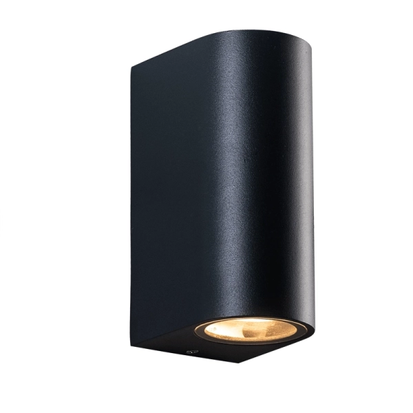 ZIDNA SVETILJKA 2XGU10 IP65 MAX 35W CRNA - ACA