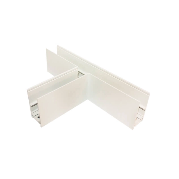 MSTW T CONNECTOR FOR MAGNETIC SURFACE/PENDANT TRACK 48V DC MATTE WHITE - ACA
