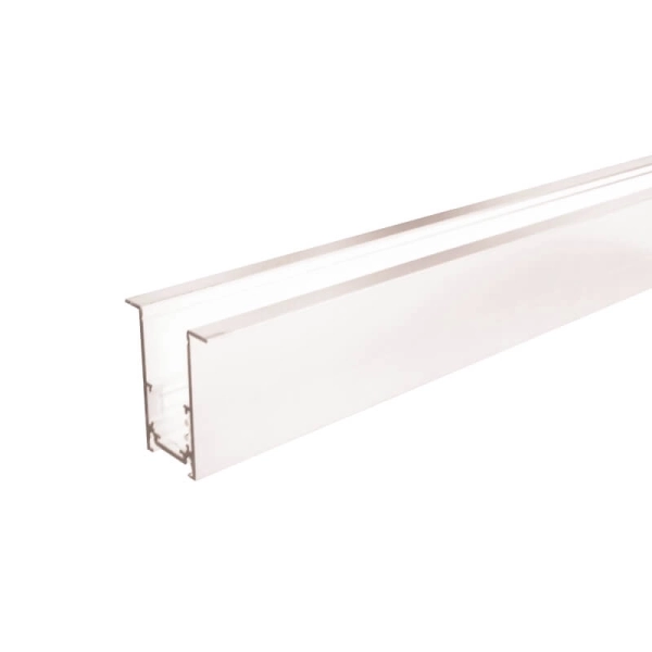 MR3MW MAGNETIC RECESSED TRACK 48V DC 3M MATTE WHITE - ACA