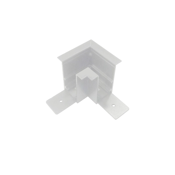 MR90W CONNECTOR FOR MAGNETIC RECESSED TRACK 48V DC  MATTE WHITE - ACA
