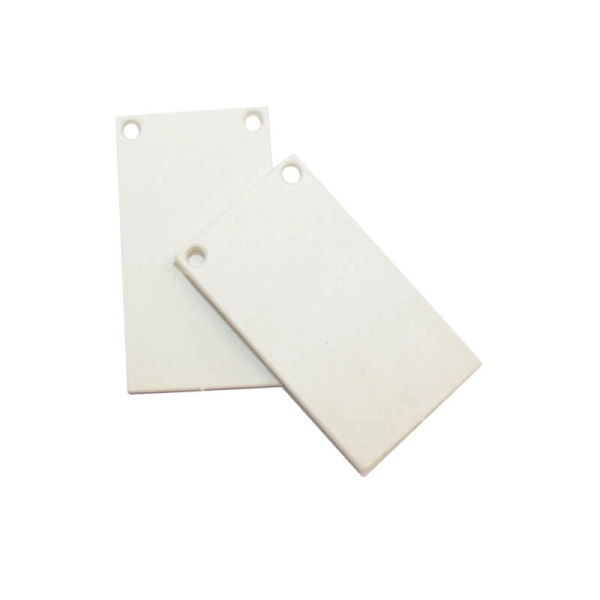 MTECW MATTE WHITE END CUPS(SET OF 2 PCS) FOR TRIMLESS MAGNETIC TRACK WITH SCREWS - ACA