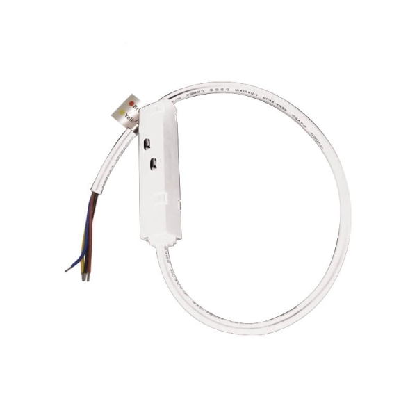 MF2MW MATTE WHITE ELECTRICAL FEEDER FOR MAGNETIC TRACK 48V DC WITH 2M WIRE - ACA