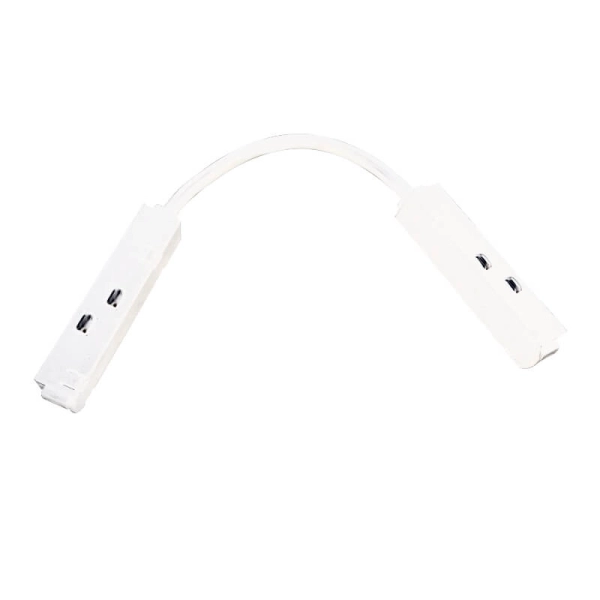 MCCW MATTE WHITE POWER SUPPLY FOR MAGNETIC TRACK 48V DC WITH VARIABLE ANGLE AND 0,3M CABLE - ACA