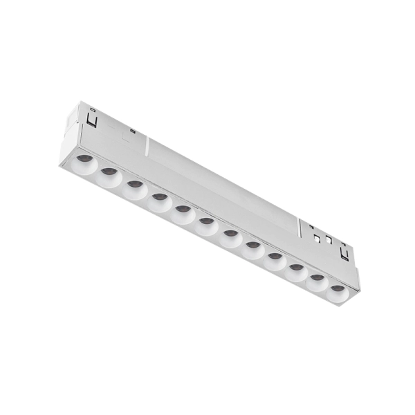 MEYE1230W MATT WHITE MAGNETIC LINEAR 48V DC 12W/3000K 1000LM L220mm - ACA