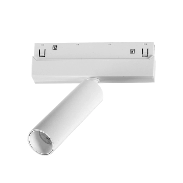 MATTE WHITE MAGNETIC MINI SPOT 48V DC 8W 3000K 800LM 24 fi30*110MM - ACA