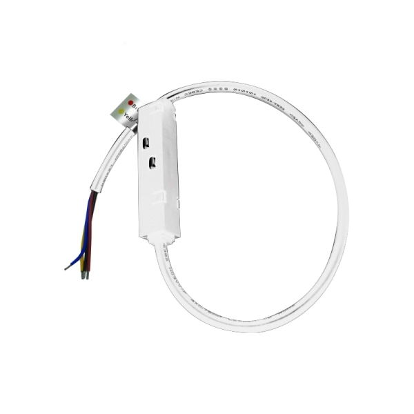 MF05MW MATTE WHITE ELECTRICAL FEEDER FOR MAGNETIC TRACK 48V DC WITH 0,5M WIRE - ACA