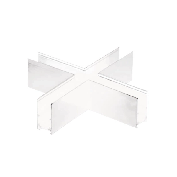 MSCROSSW CROSS CONNECTOR FOR MAGNETIC SURFACE/PENDANT TRACK 48V DC MATTE WHITE - ACA