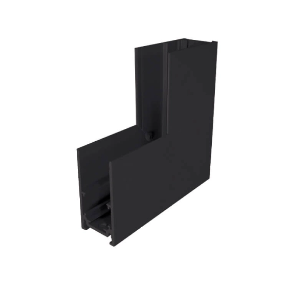 MS90INB 90DGR INNER ANGLE FOR MAGNETIC CEILING RAIL/HANGER BLACK MAT - ACA