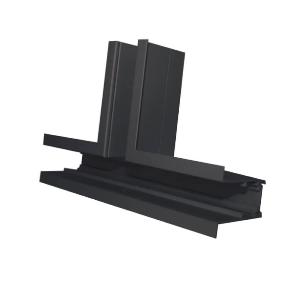 MRTB T CONNECTOR FOR MAGNETIC RECESSED TRACK 48V DC MATTE BLACK - ACA