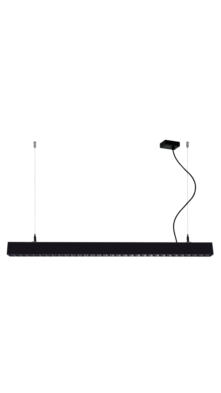 Pendant L:1400 Direct Top Line DALI 36W CCT 3000-4000-6500 BLACK