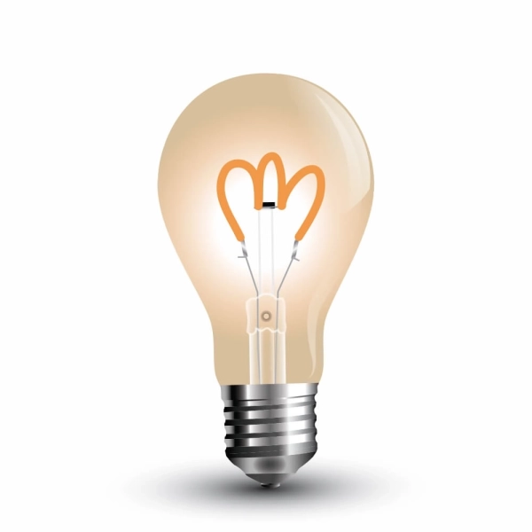 VT-2063 7219 LED SIJALICA 3W E27 FILAMENT ZLATNO STAKLO 2200K