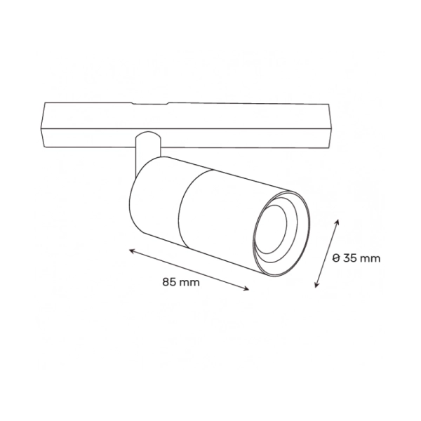 MAGNETIC REFLEKTOR LED11-5W 3000K 24 48V DC - B.B.LINK