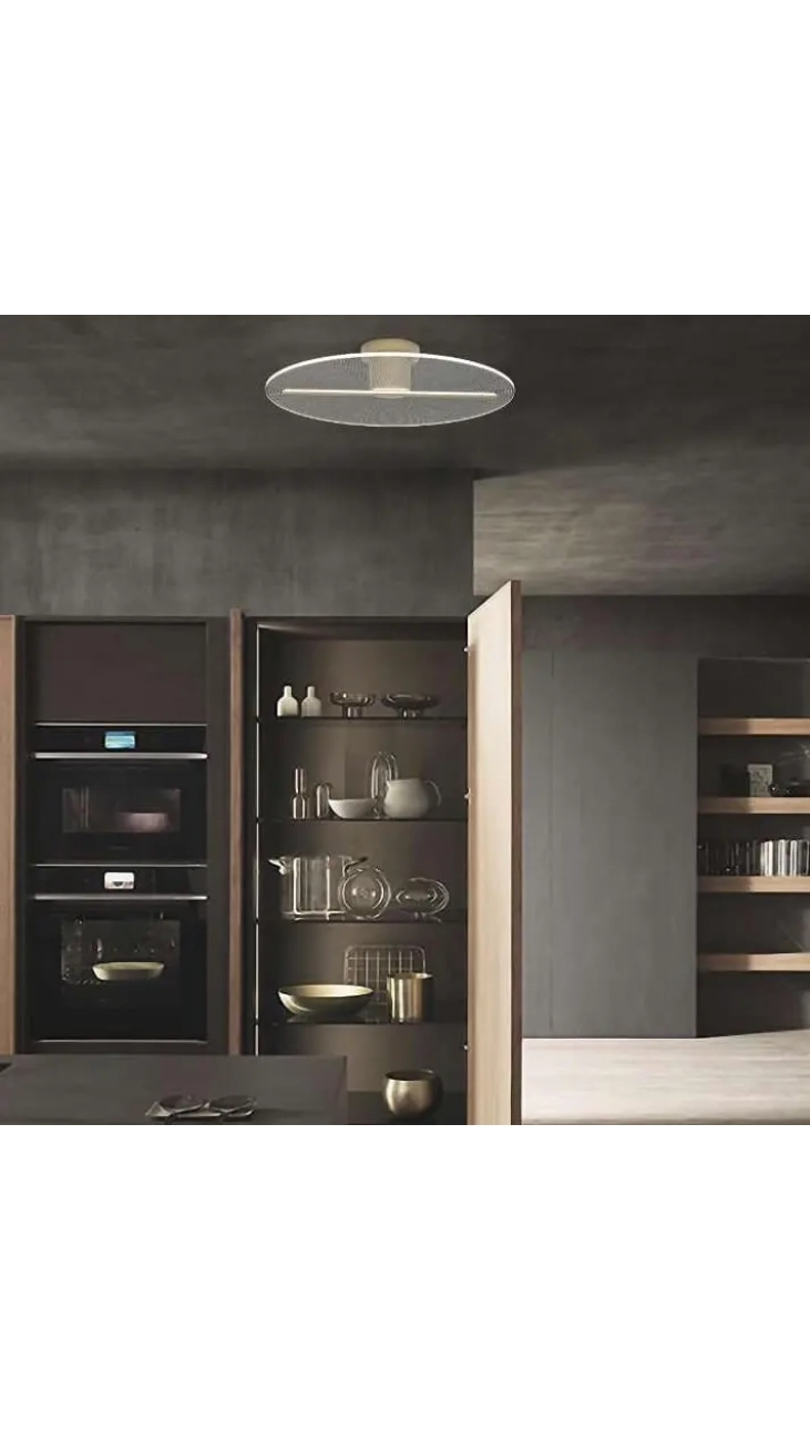 PLAFONSKA SVETILJKA KOI/PA30 O 10W/3000K LED D30cm VARNISHED GOLD - SIKREA
