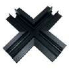 MTCROSSB CROSS CONNECTOR FOR MAGNETIC TRIMLESS TRACK 48V DC MATTE BLACK - ACA