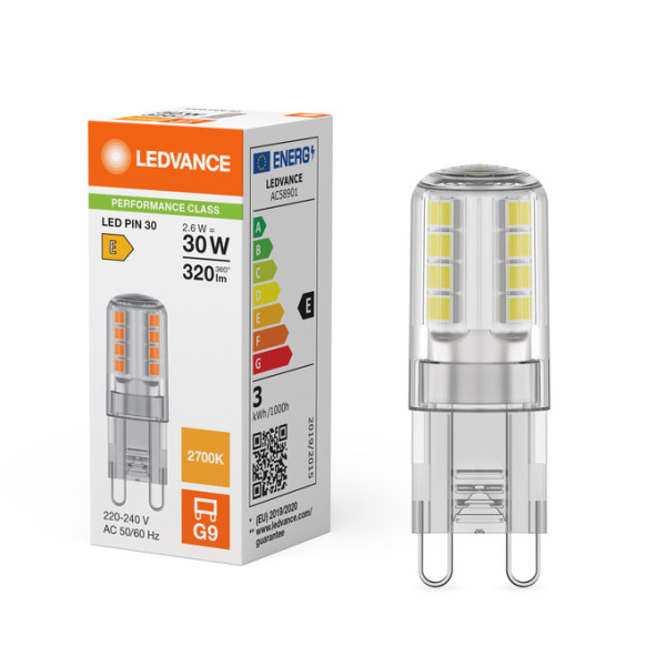 LED SIJALICA PERFORMANCE CLASS SPECIAL PIN CL 30 non-dim 2.6W/840 G9 - LEDVANCE