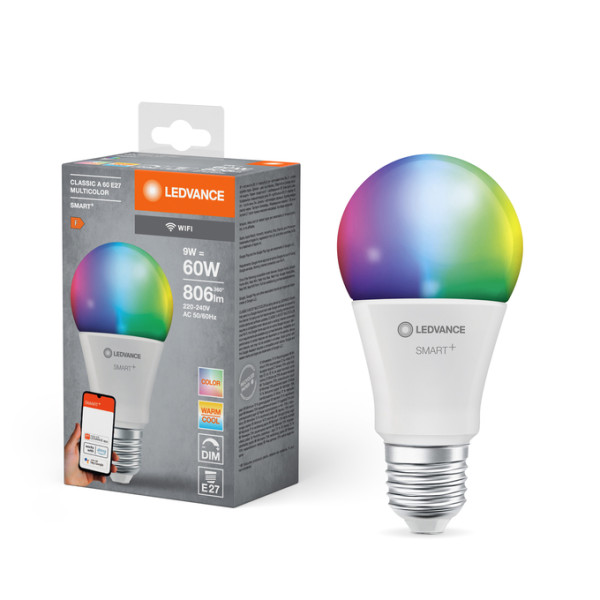 LED SIJALICA SMART+ WiFi CLASSIC A 75 FR  9.5W/RGBW E27 - LEDVANCE