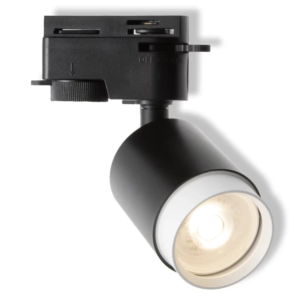 TRACK 1-PH SPOT BEAM SINSKA SVETILJKA GU10 CRNA SA BELIM PRSTENOM - OSRAM